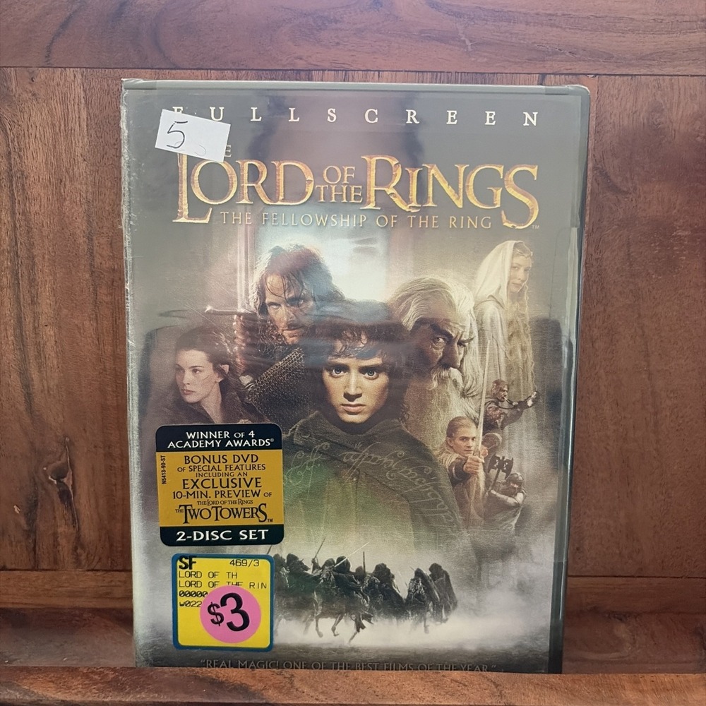 Lord of the Rings: The Fellowship of the Ring DVD Sealed